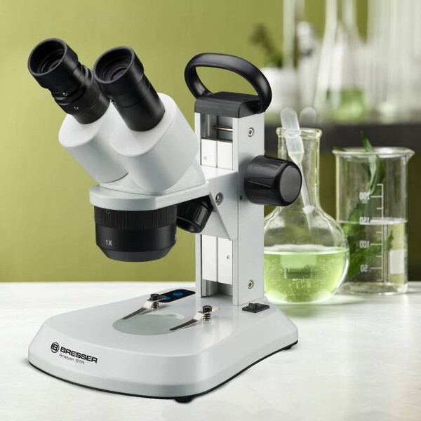 Bresser Stereomikroskop Analyth STR 10x-40x bino; Greenough; 50mm; 10x/20; 10-40x; LED, camera, 2MP