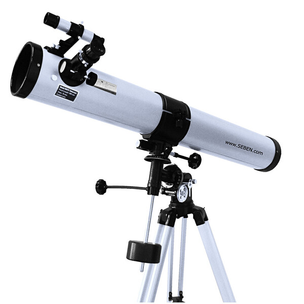 Seben 900-76 EQ2 Reflektor Teleskop Spiegelteleskop Fernrohr Astronomie (leichte Gebrauchsspuren)