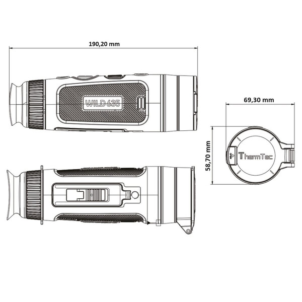 Caméra à imagerie thermique ThermTec Wild 635