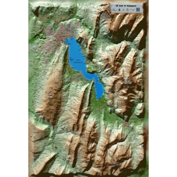 3Dmap Regional-Karte Le Lac d'Annecy