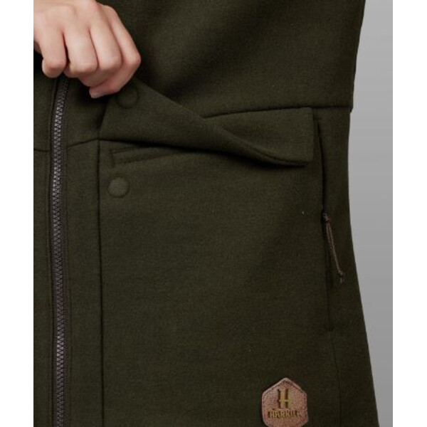 Härkila Veste Metso Hybrid pour femme, vert saule, taille 40