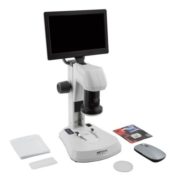 Optika, Mikroskop, SFX-85V, Digital Zoom, 9" monitor, 8x-54x, LED, Auf- und Durchlicht