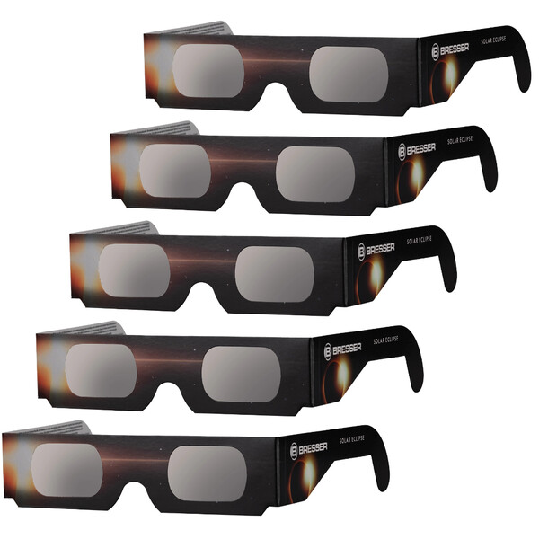 Bresser Sonnenfinsternis-Brille 5 Stück