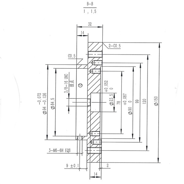 Omegon iOptron-Montierungsadapter für Pro Säule