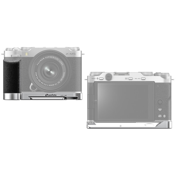 Leofoto Griffstück LPF-X-M5 silver für Fujifilm X-M5