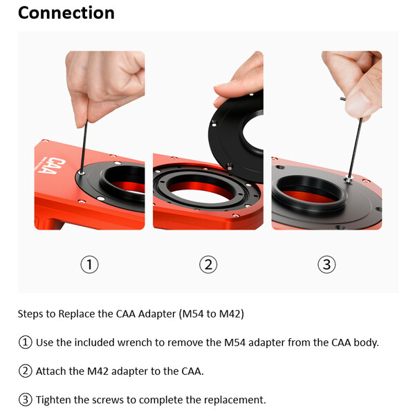 ZWO Adaptateur CAA / M42