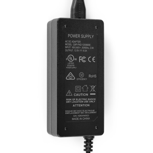 Omegon Bloc d'alimentation universel européen 12 V/6 A avec prise allume-cigare