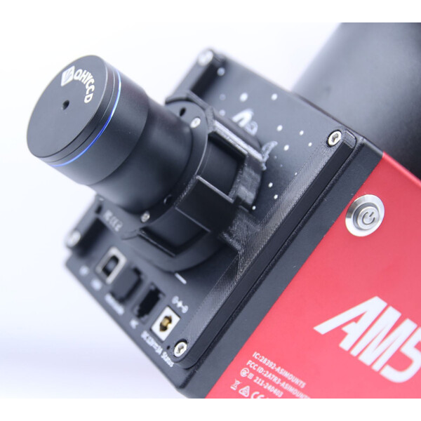 Astroprints Adapter für Polemaster an ZWO-AM5N Montierung