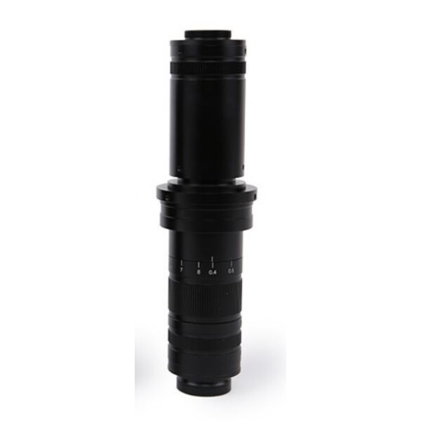 ToupTek Mikroskop Zoom-Objektiv Set TZM0880D, Zoom 0.8-8x, 1x C-mount, inkl. Polarisations-Ringlicht