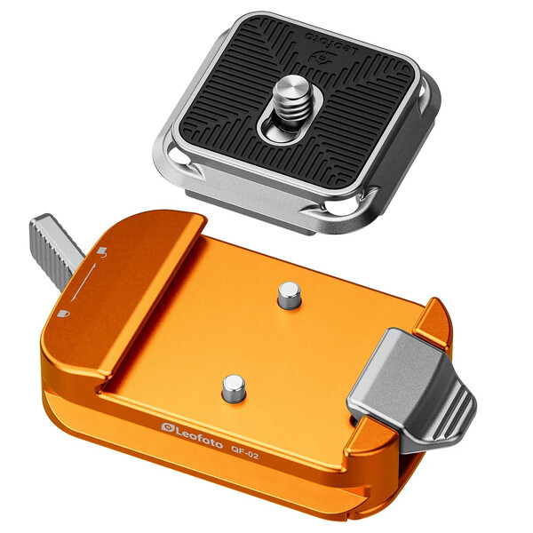 Leofoto Schnellkupplung QF-02+QP-38 Orange