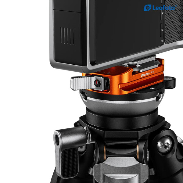 Leofoto Schnellkupplung QF-02+QP-38 Orange