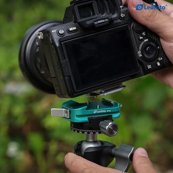 Leofoto Schnellkupplung QF-02+QP-38 Blue