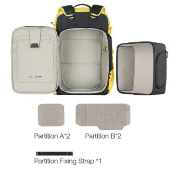 Leofoto Backup Backpack 35L BPA-35L-BM black (Bag + Medium Insert)