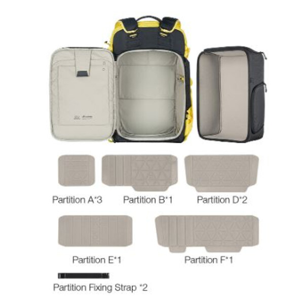 Leofoto Backup Backpack 35L BPA-35L-BL green (Bag + Large Insert)