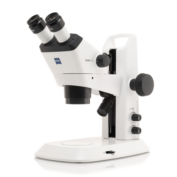 ZEISS Zoom-Stereomikroskop Stemi 355, Edu (KIT 1), bino, w.d. 110mm, 10x/23, 5,5:1 , 7,2x-40x, AL/DL, Spot C LED
