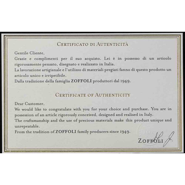 Globe Zoffoli living James Cook Or/Blanc 33 cm