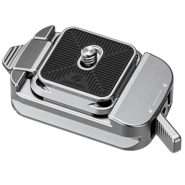 Leofoto Schnellkupplung QF-02+QP-38 silver