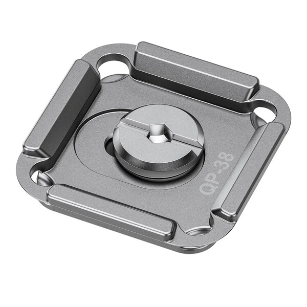 Leofoto Schnellwechselplatte QP-38 silver