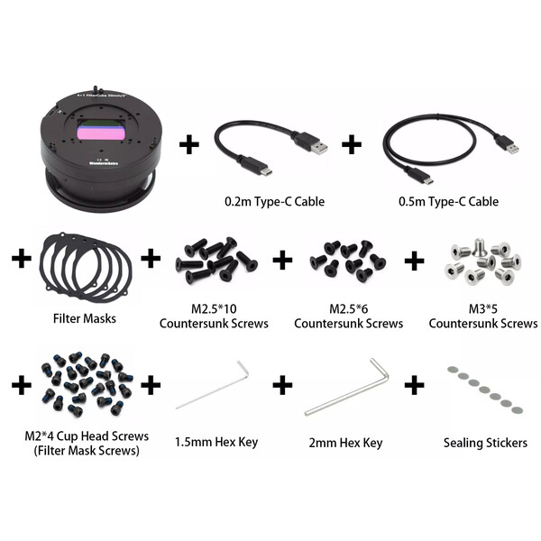 Wanderer Astro Filterrad Cube für Celestron RASA 1100 und 3600