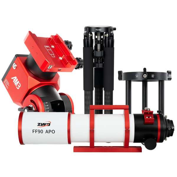 ZWO Apochromatischer Refraktor AP 90/609 FF90 AM3N+PE160+TC40
