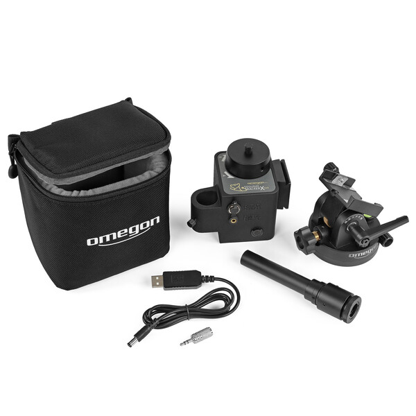 Omegon Montierung Segugio Tracker Set mit Polhöhenwiege und Polsucher