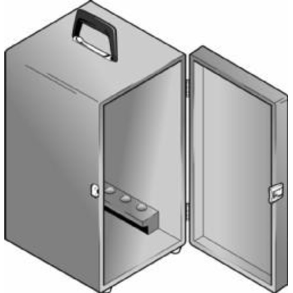 Euromex Compartiment fermé à clé en bois, X-Reihe