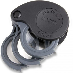 Loupe Carson TriView 3x/5.5x/8.5x