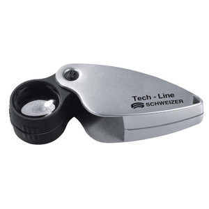 Schweizer Loupe de poche pliable Tech-Line 8x