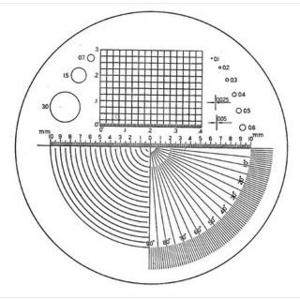 Eschenbach Loupe de mesure graduée de précision