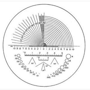 Eschenbach Loupe de mesure graduée de précision