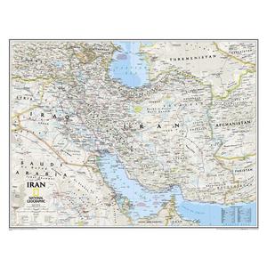 National Geographic Carte de l'Iran