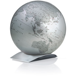 Globe Räthgloben 1917 Capital Q Silver 30cm