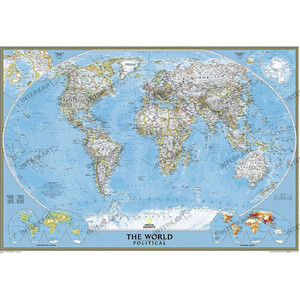 Mappemonde National Geographic (279 x 193 cm)