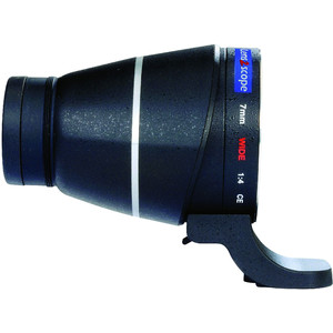 Lens2scope Oculaire renvoi non coudé, grand champ 7mm Wide, pour Canon EOS, noir