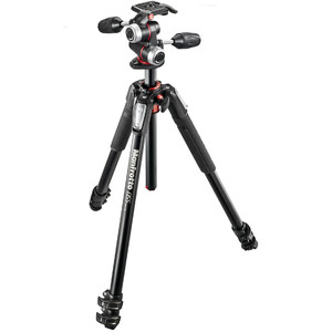 Manfrotto Aluminium-Dreibeinstativ MK055XPRO3-3W mit 3-Wege-Neiger