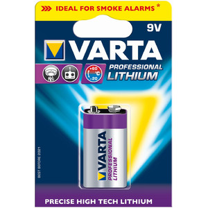 Varta 9 Volts -6LR61 Lithium Professional