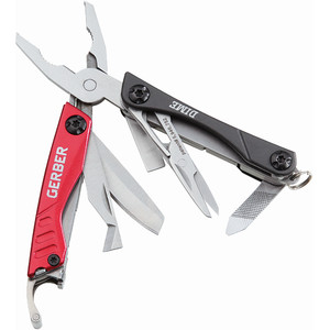 Multi-tool Gerber Mini-Multitool DIME gris-rouge