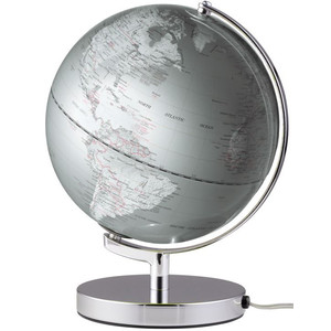 Globe emform Terra Silver Light 25cm