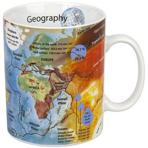 Könitz Tasse Mugs of Knowledge Geography
