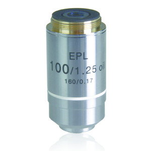 Objectif Euromex IS.7100, 100x/1.25 oil immers., wd 0,13 mm, EPL, E-plan, S (iScope)