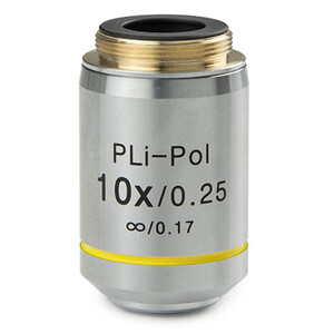 Euromex Objektiv IS.7910-T, 10x/0.25, PLPOLi , plan, infinity, strain-free (iScope)