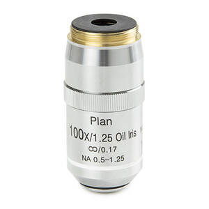 Euromex Objektiv DX.7200-I, 100x/1,25, wd 0,2 mm, plan infinity, iris diaphragm, oil, S (DelphiX)