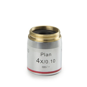 Objectif Euromex DX.7204, 4x/0,10 Pli, plan, infinity, w.d. 30 mm (Delphi-X)