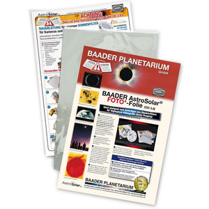 Feuille filtrante Baader Film filtre solaire AstroSolar Foto OD 3.8 20x29 cm