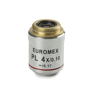 Objectif Euromex AE.3104, 4x/0.10, w.d. 11,9 mm, PL IOS infinity, plan (Oxion)