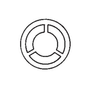 Evident Olympus Trocken-Dunkelfeld-Einsatzscheibe CH2-DS für Objektive bis NA 0,65 (nur in Verbindung mit CH2-FH)