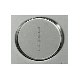 ZEISS Mikrometerstrichplatte Strichkreuzmikrometer 14:140, d=26 mm
