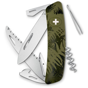Couteaux SWIZA Couteau de poche suisse C05 SILVA Camo Farn kaki