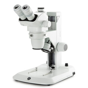 Euromex Zoom-Stereomikroskop NexiusZoom, NZ.1903-S-ESD, 6.7x to 45x, Zahnstange, Auf-+Durchlicht, 3 W LED, ESD, trino