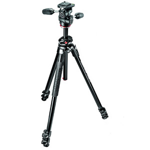 Trépied en aluminium Manfrotto MK290DUA3-3W avec inclinaison à 3 voies